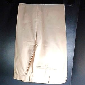 Vintage 1980’s Dress Pants, Cream, Men’s Size 35, Made in USA